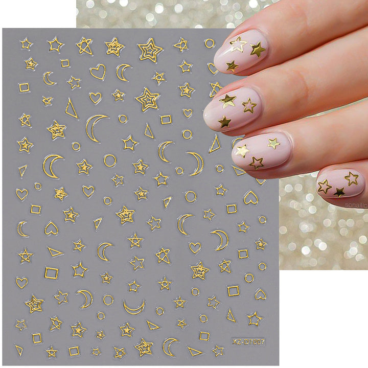 Floral Decorative Nail Art Stickers
