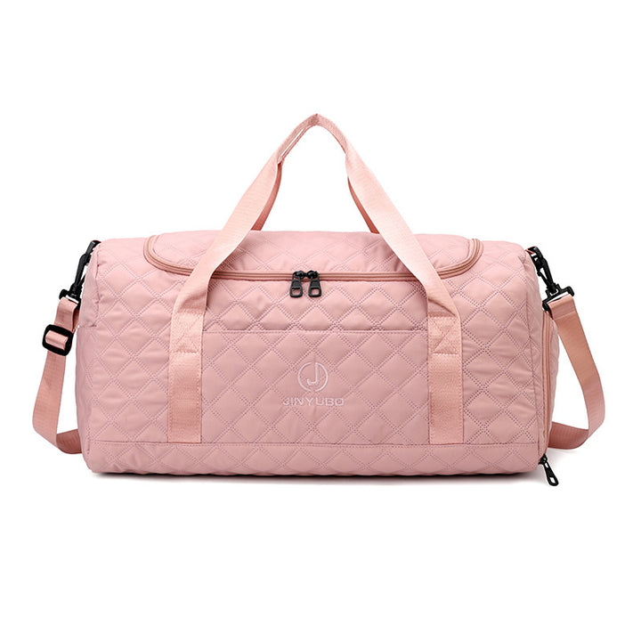 Quilted Multi-Pocket Sports Duffle Bag Kalsten