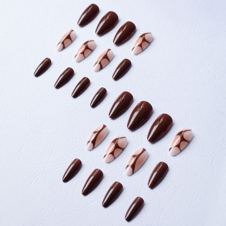 Artistic Almond-Shaped Nail Art Kit