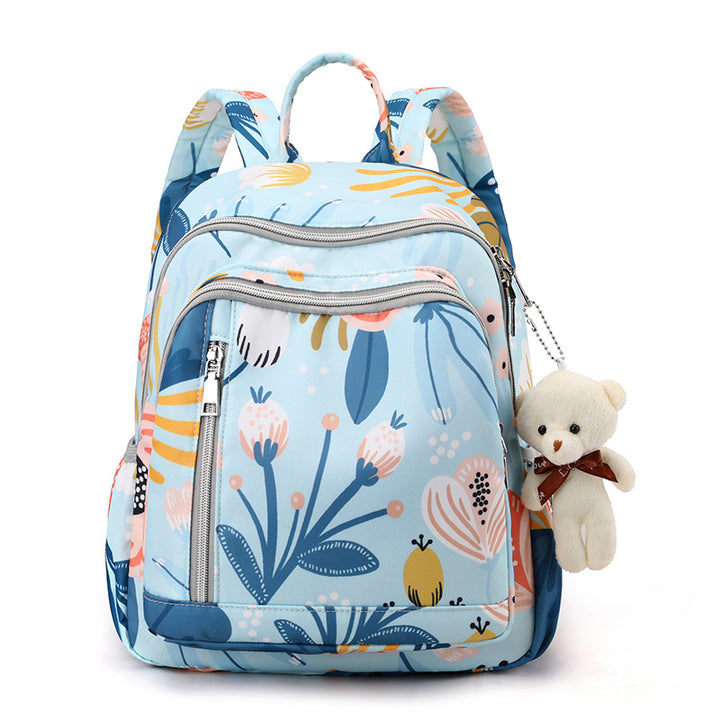 Playful Cartoon Pattern Backpack Kalsten