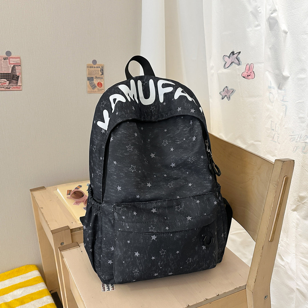 Casual Star-Embellished Backpack Kalsten