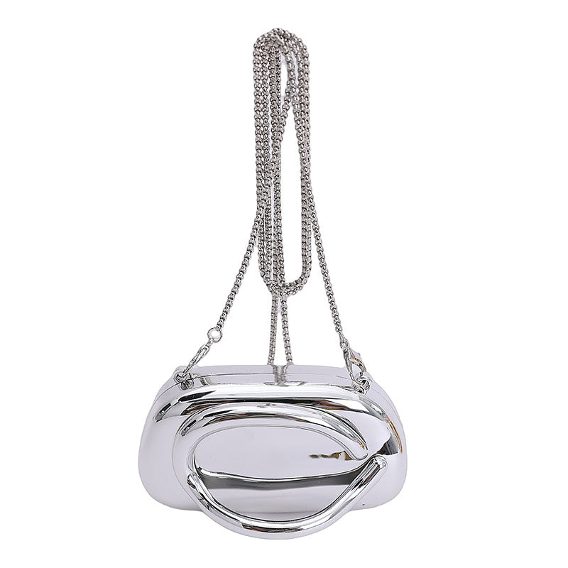 Chic Metallic Evening Clutch Kalsten