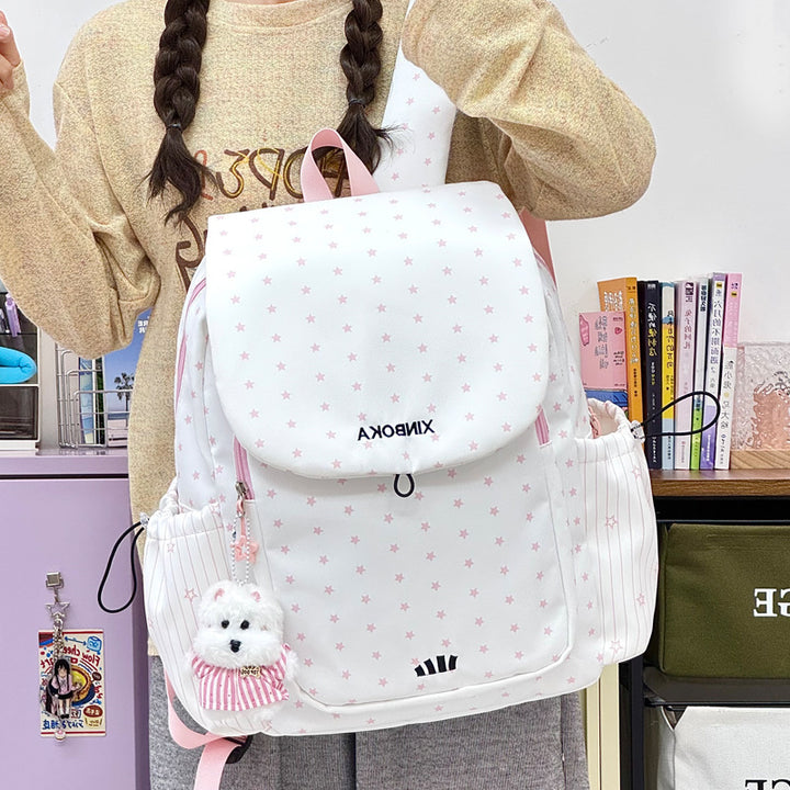 Stylish Star-Embellished Backpack Kalsten 1791205579