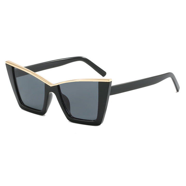 Ladies square sunglasses with golden details Kalsten