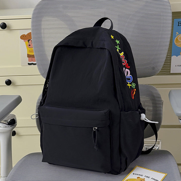 Decorative Character-Embellished Casual Backpack Kalsten