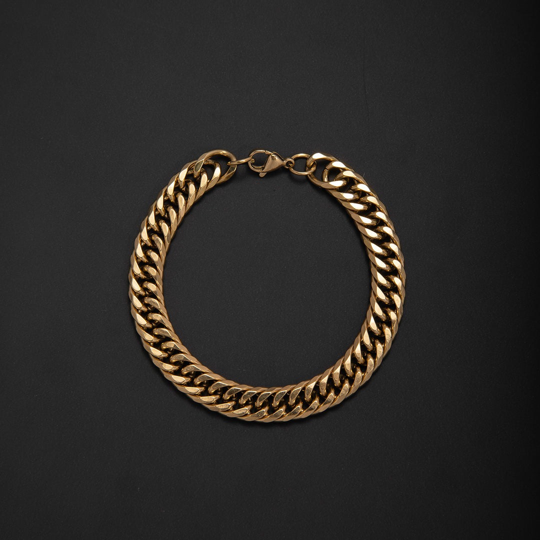 Chunky Metallic Curb Chain Necklace Kalsten