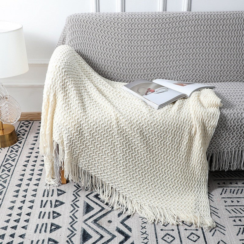 Cozy Knit Blanket Kalsten