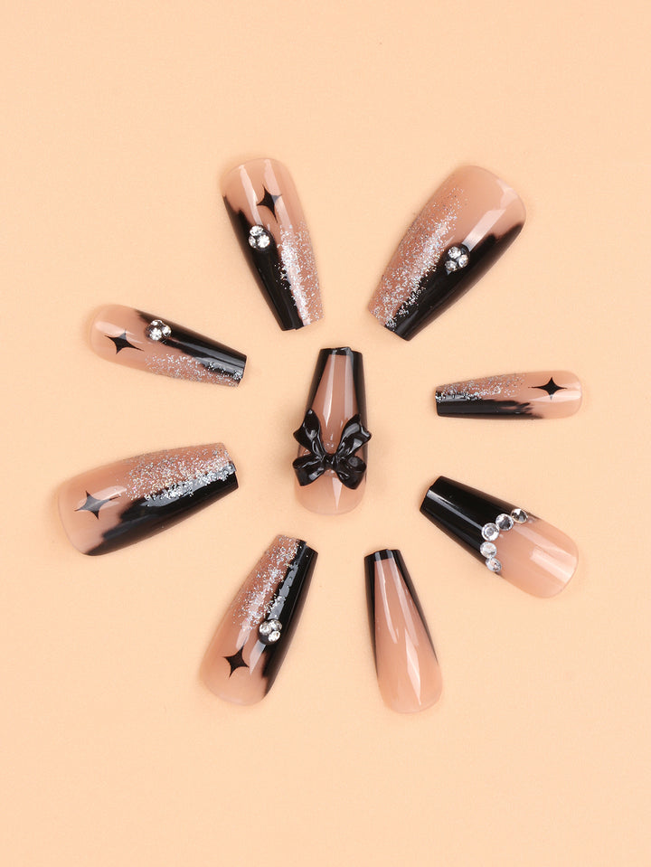 Stylish Long Coffin Nail Extensions Kalsten