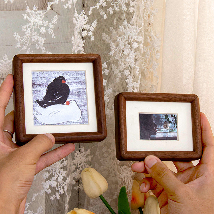 Natural Wood Decorative Photo Frame for Home