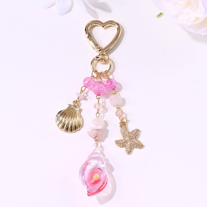 Keychain with Sparkling Sun Motif Kalsten