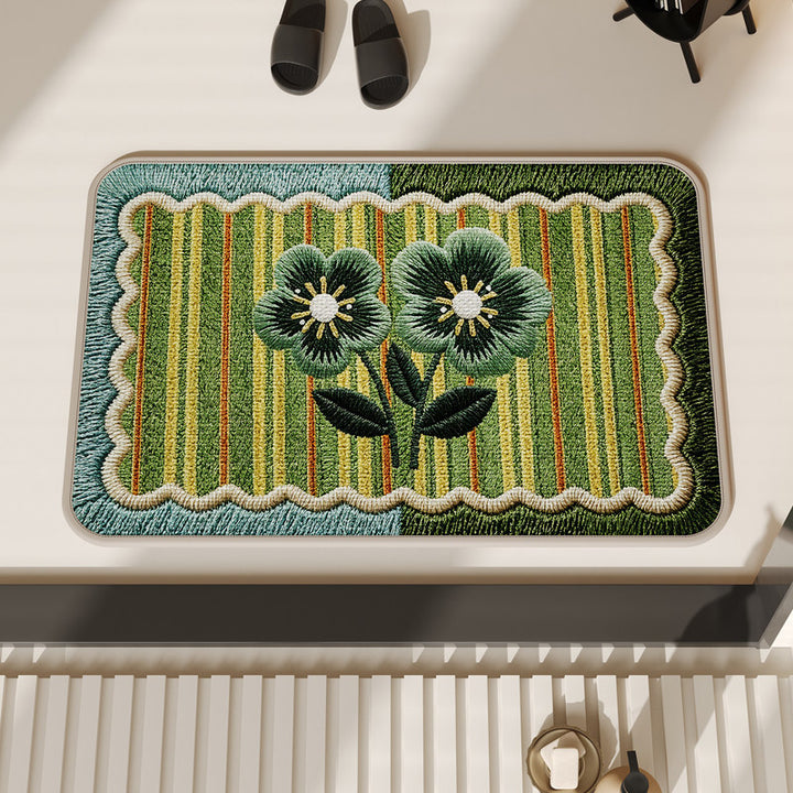 Floral Patterned Comfort Mat
