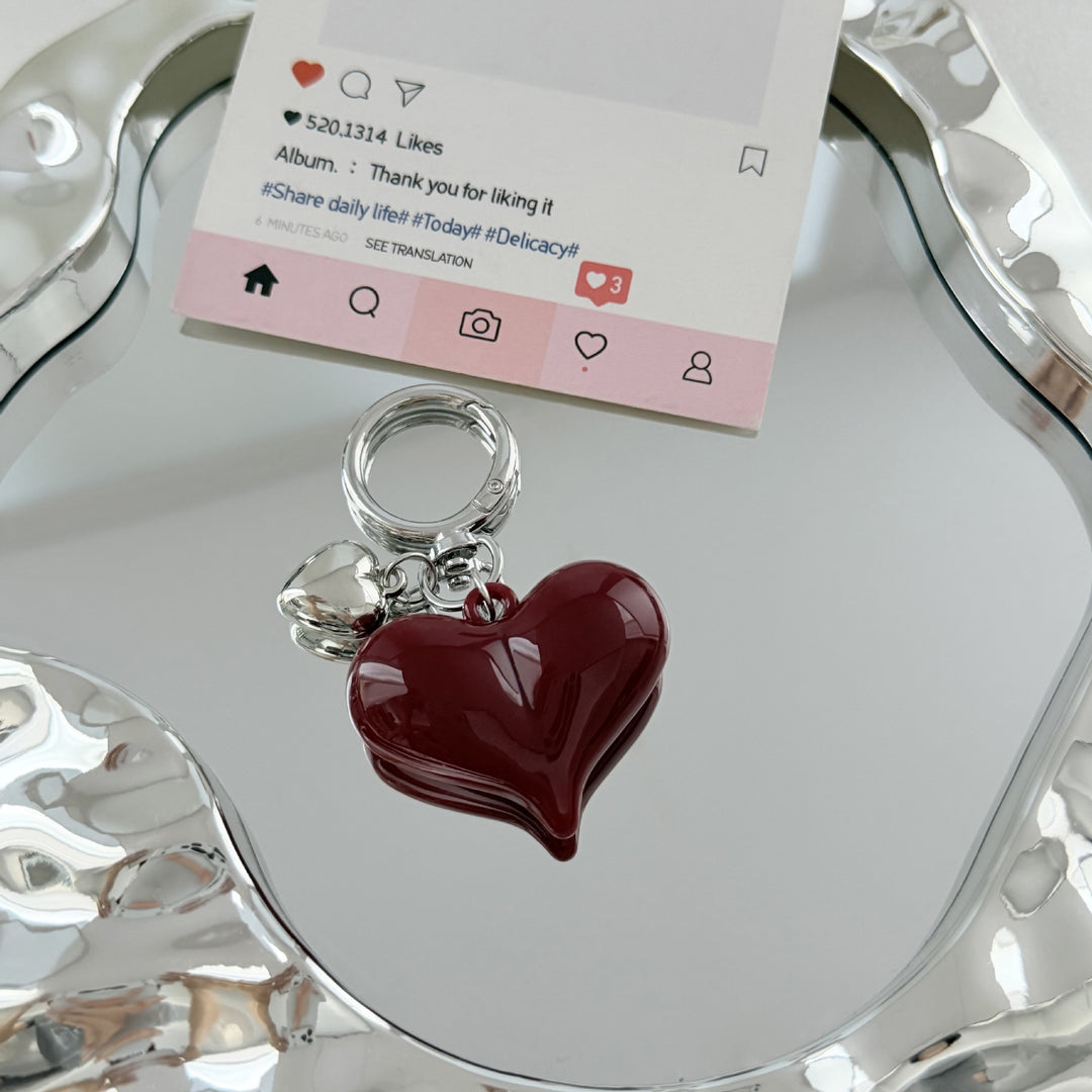 Heart-Shaped Pendant Keychain Kalsten