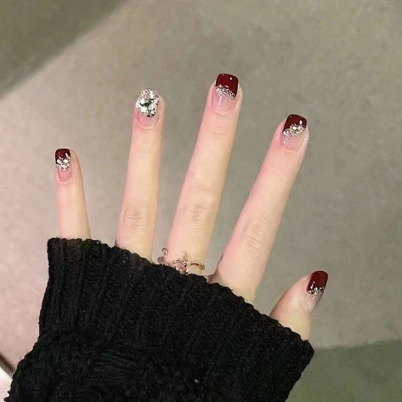 Glamorous Gradient Nail Art