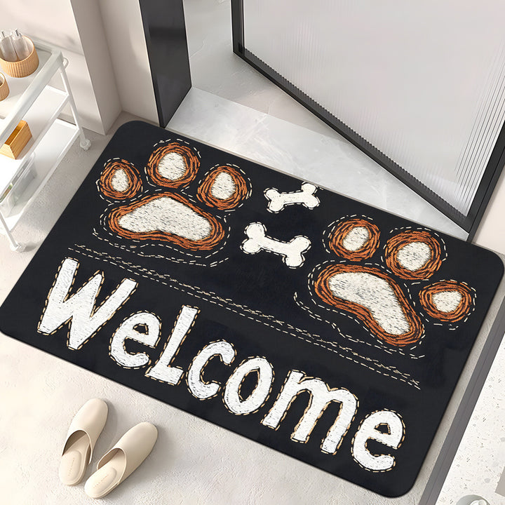 Aquatic-Themed Bath Mat Kalsten
