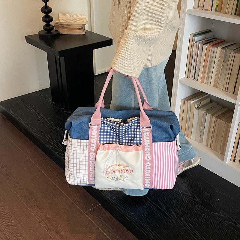 Stylish Multi-Colored Travel Duffel Bag Kalsten