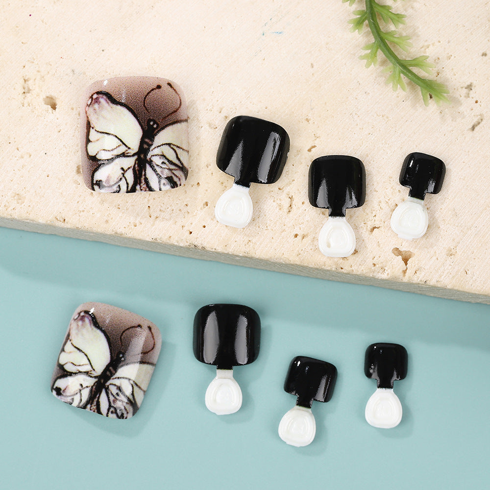 Artificial nails with butterfly design Kalsten