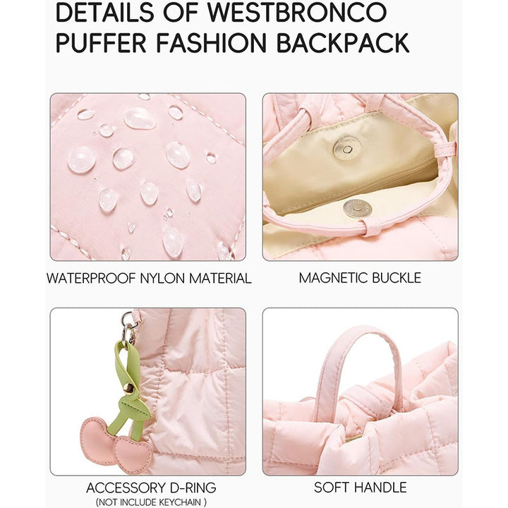 Modern backpack bag with practical drawstring opening Kalsten