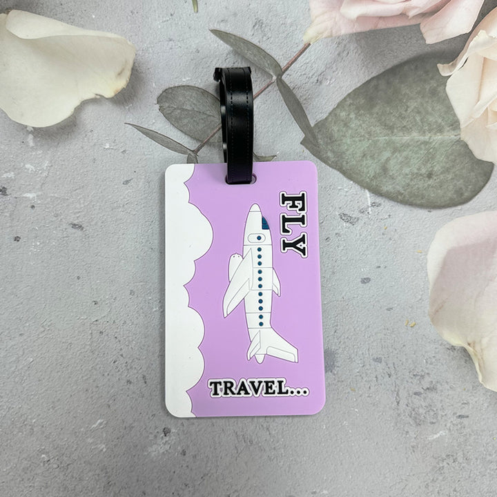 Airplane-Themed Luggage Tag Kalsten