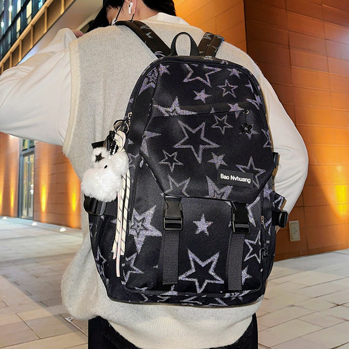 Stylish Star-Patterned Backpack Kalsten 1791204674