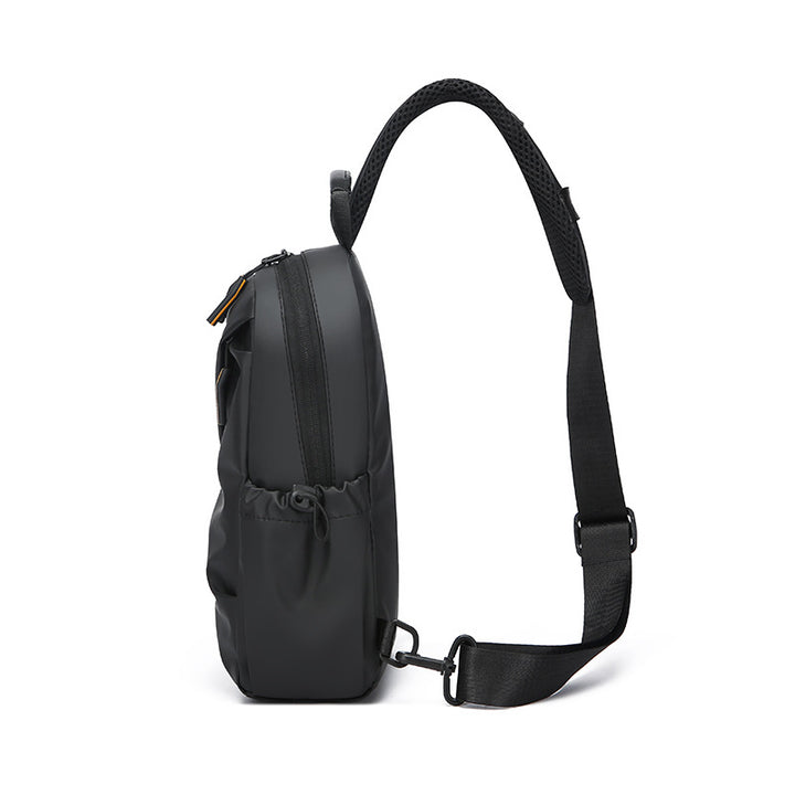 Sling backpack with flexible compartment layout and water-repellent material Kalsten