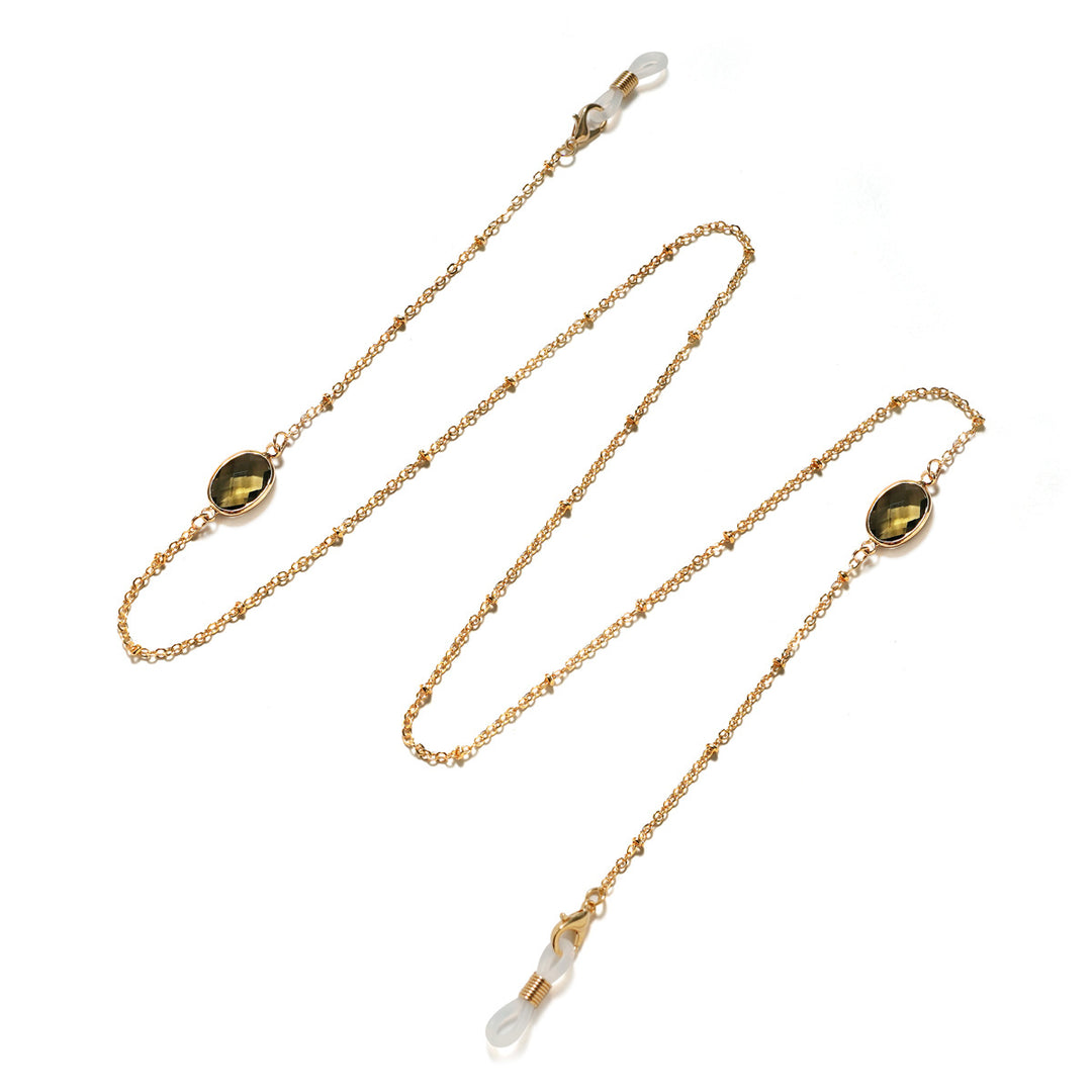 Elegant Gemstone-Embellished Eyewear Holder kalsten