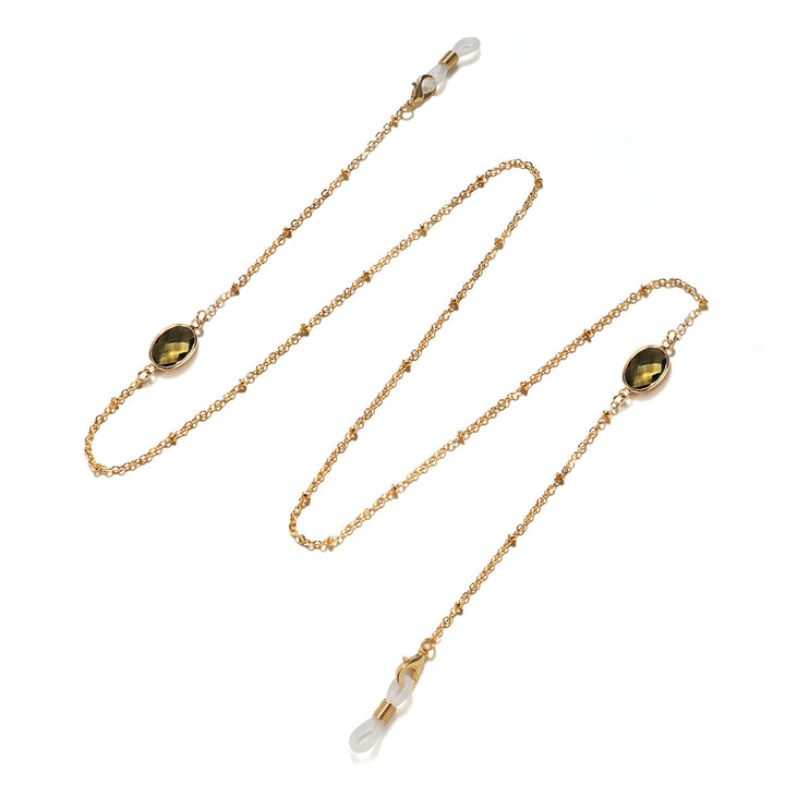 Elegant Gemstone-Embellished Eyewear Holder kalsten