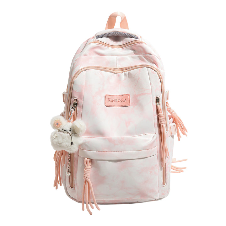 Trendy Marble Patterned Backpack Kalsten