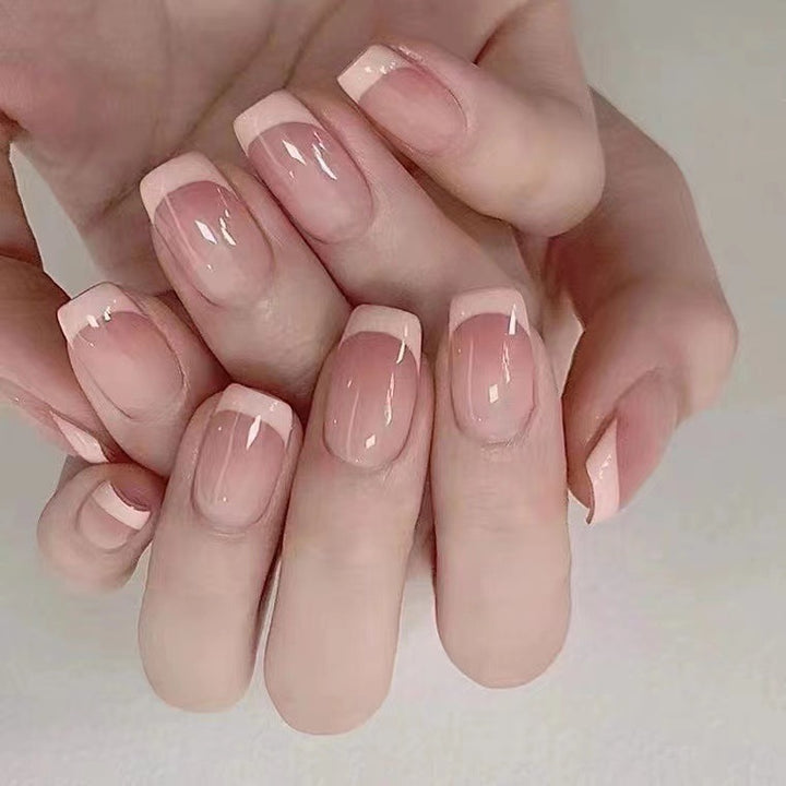 Elegant French Tip Press-On Nail Set