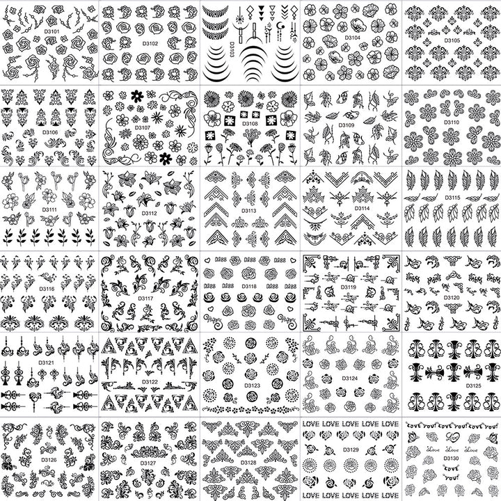 Creative Nail Art Sticker Collection