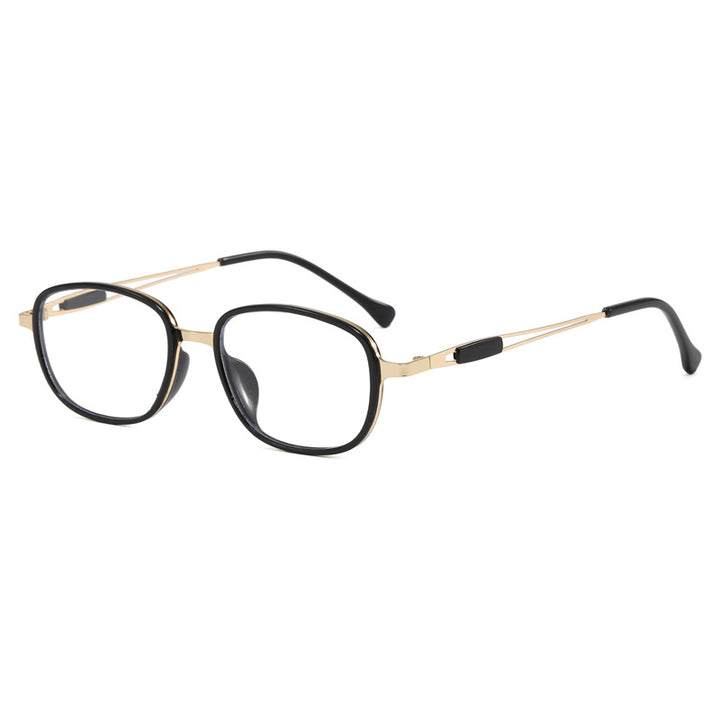 Fashionable sunglasses with square frame and slim metal frame Kalsten