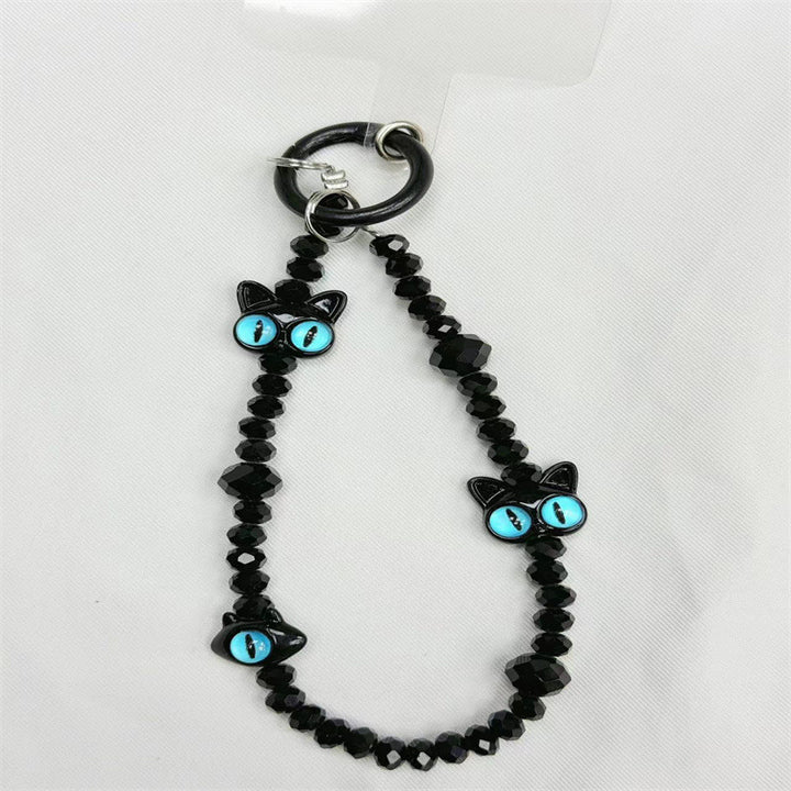 Cat-Themed Beaded Eyewear Chain Kalsten