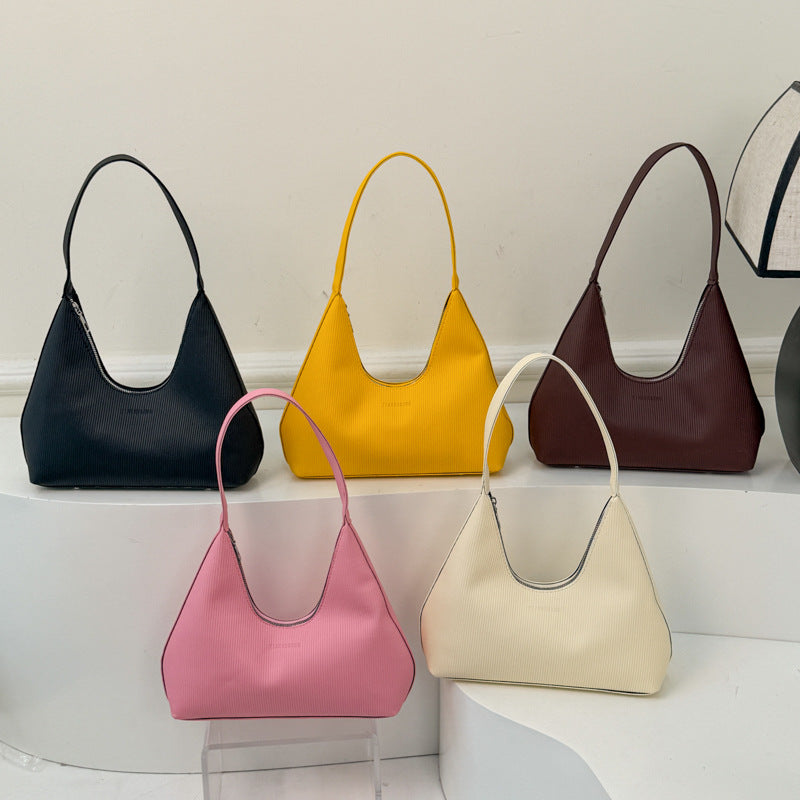 WoTextured Ribbed Hobo Handbag Kalsten