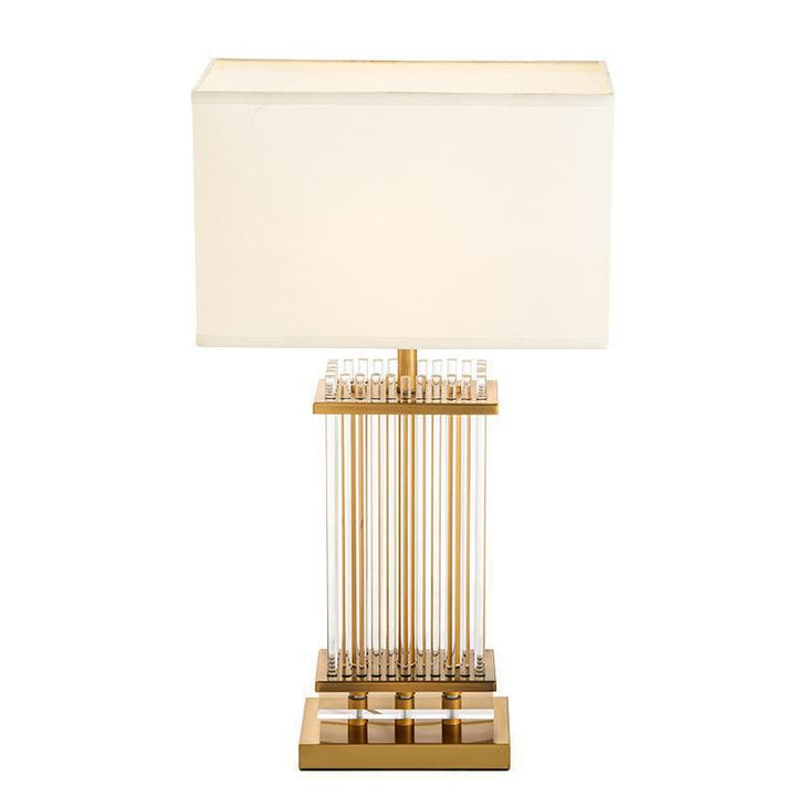 Modern Decorative Table Lamp with Crystal Accents