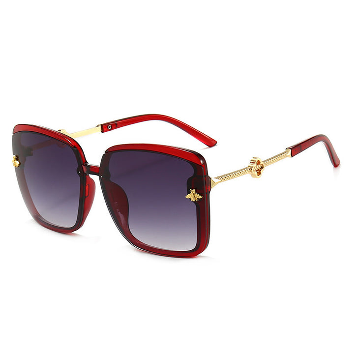 Luxe Oversized Square Frame Sunglasses Kalsten
