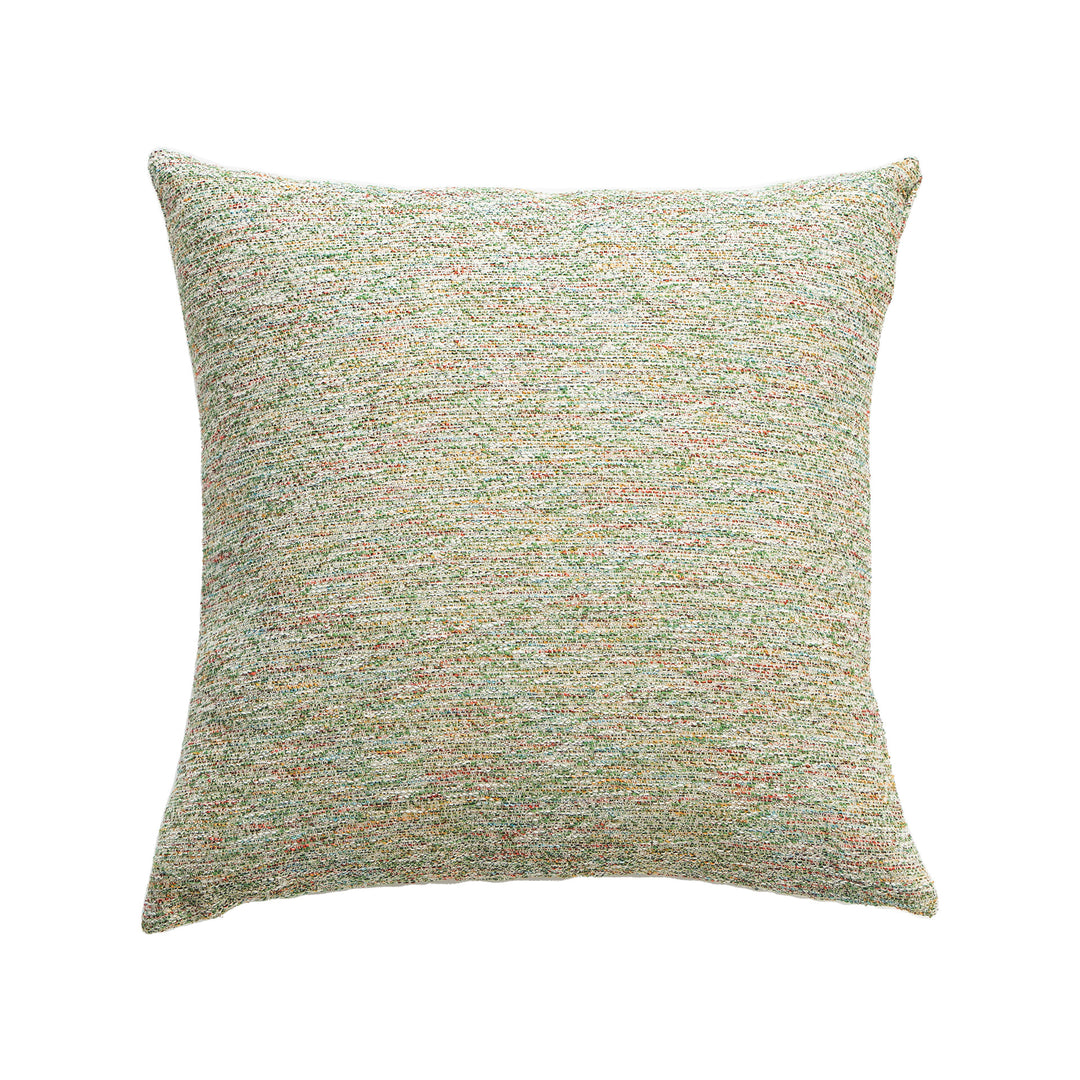 Handcrafted Boho decorative pillow with marled textured fabric
