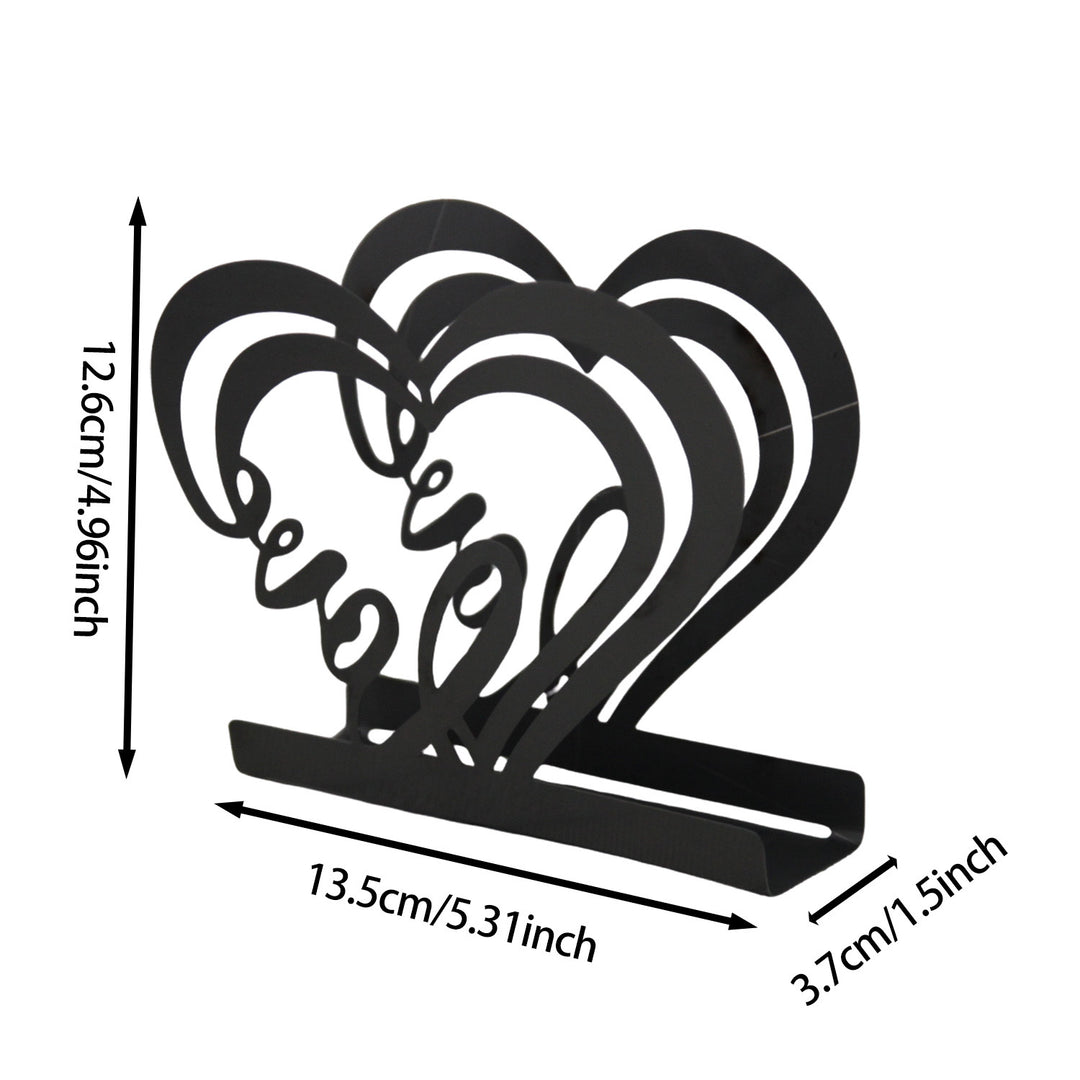 Heart-Shaped Decorative Bookends