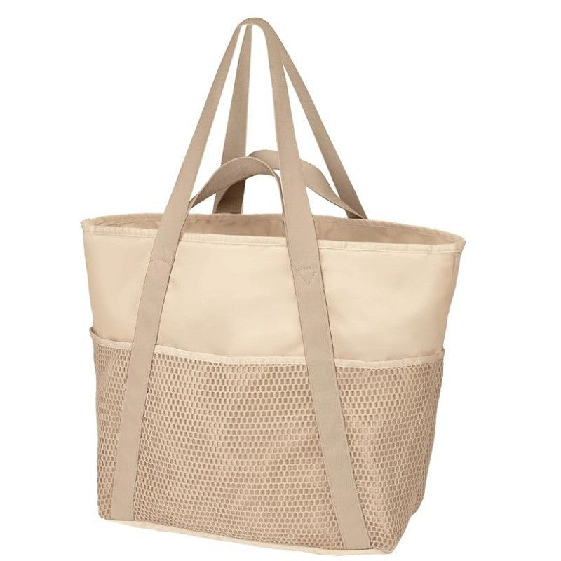 Stylish beach bag with ventilation net Kalsten