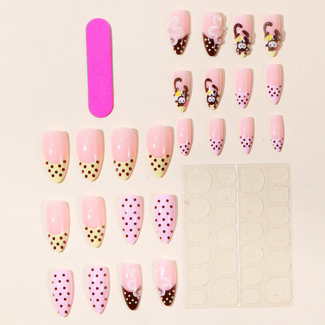 Playful 3D Monkey-Themed Nail Art Extensions Kalsten