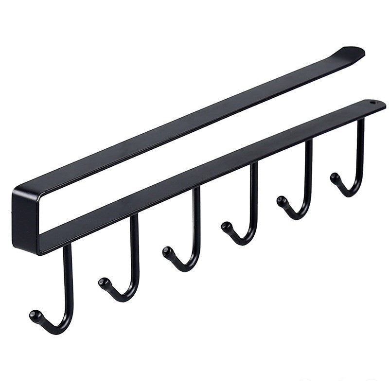 Wall-Mounted Multi-Purpose Hook Rack