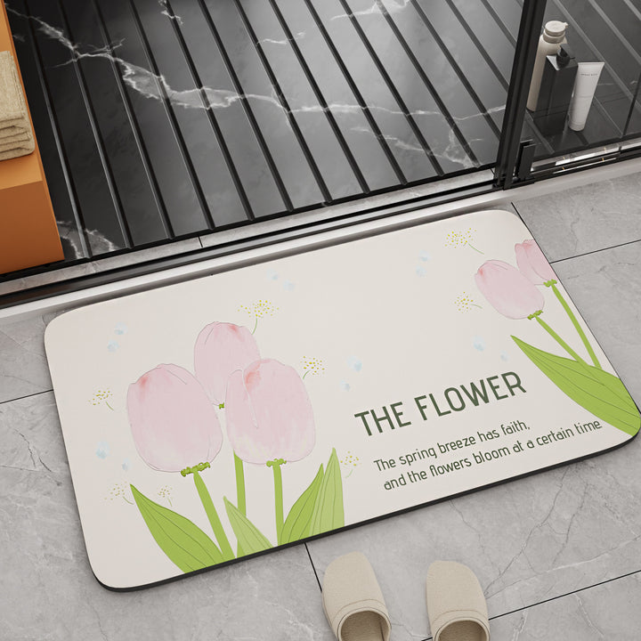 Inspirational Quote Bath Mat Kalsten