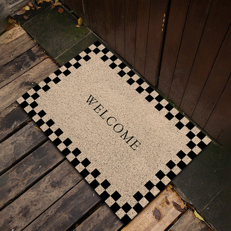 Checkerboard Decorative Doormat