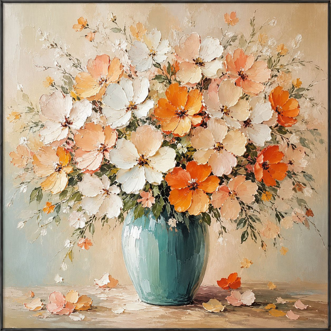 Floral Art Canvas Print for Home