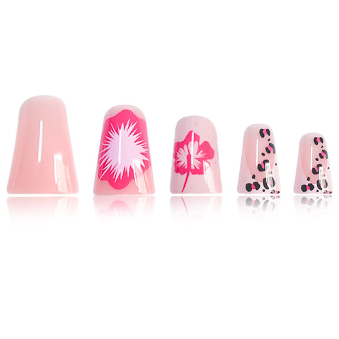 Decorative Floral Pattern Press-On Nails Kalsten
