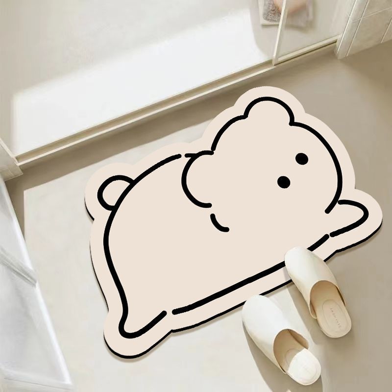 Cartoon Sheep-Themed Area Rug