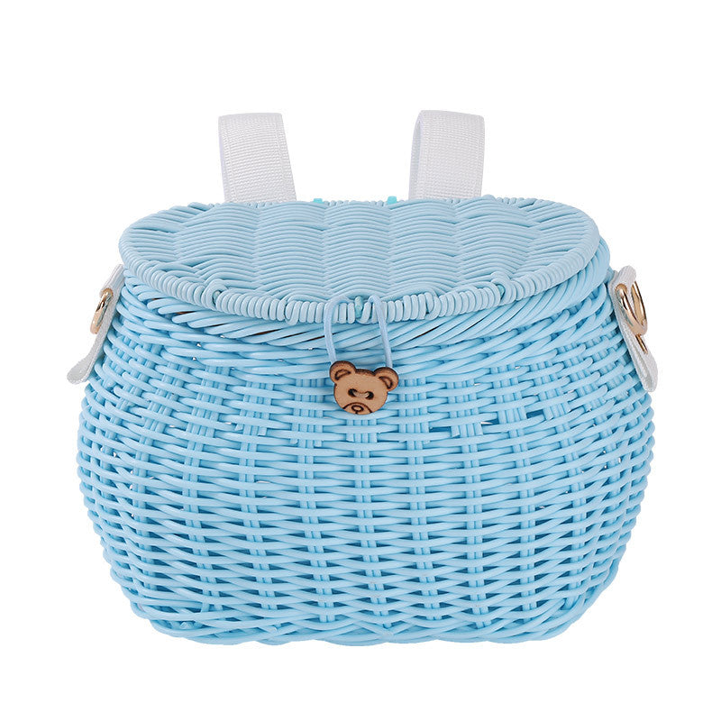 Cute Animal-Themed Woven Storage Basket Kalsten