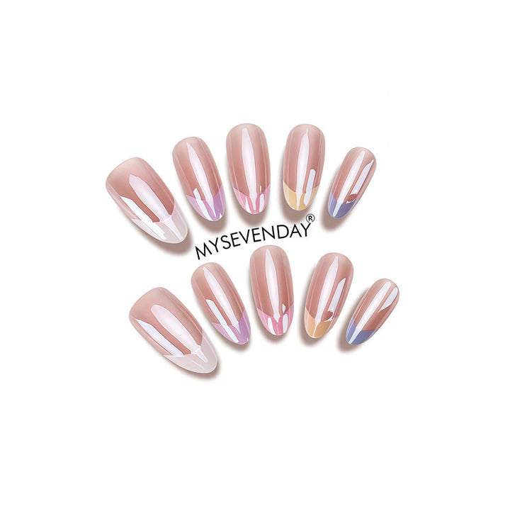 Trendy Ombre Press-On Nail Set Kalsten