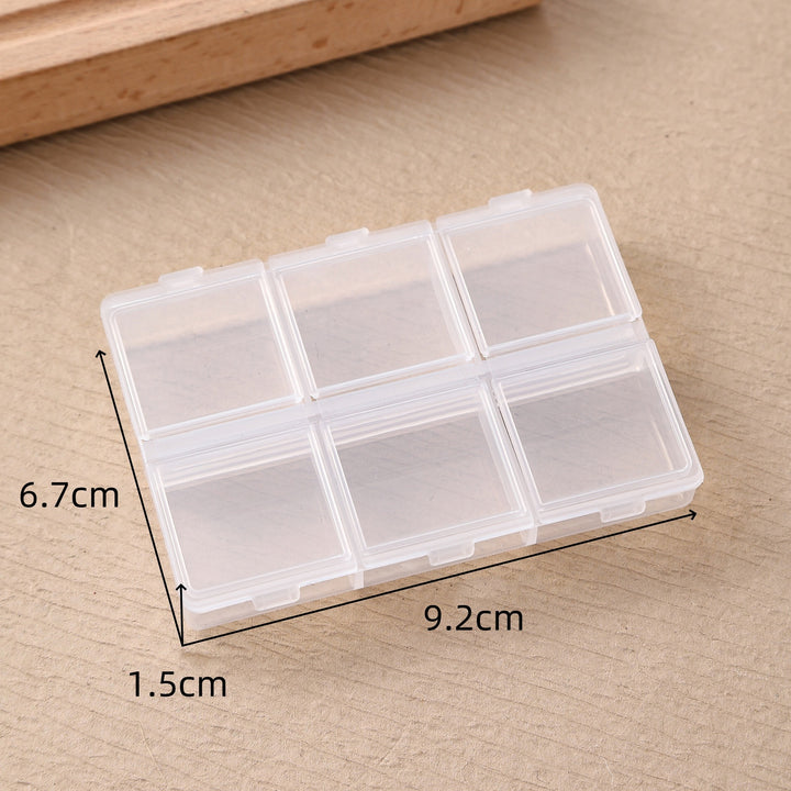 Clear Multi-Compartment Organizer Box Kalsten
