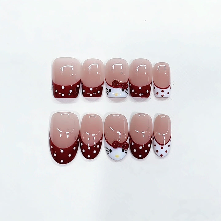 Cute Cartoon-Themed Press-On Nails Kalsten