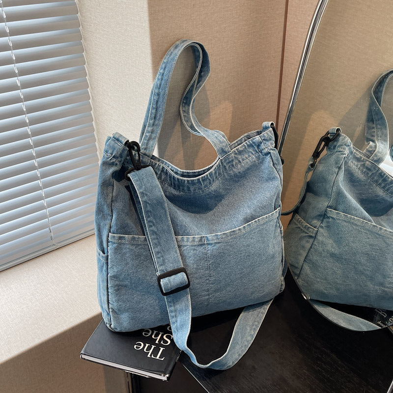 Premium Denim Shoulder Bag Kalsten