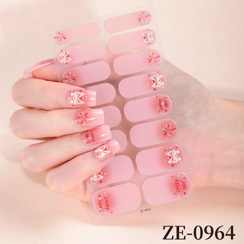 Holiday-Themed Nail Wraps